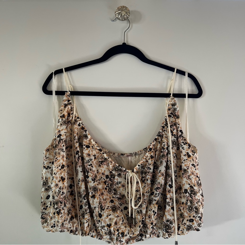 FREE PEOPLE CROP BLOUSE TANK TOP
